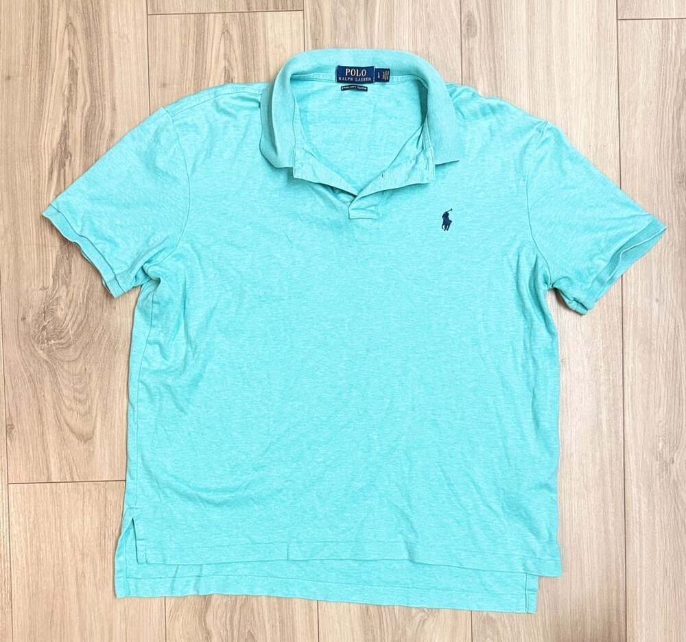 Polo Ralph Lauren Pima Soft Touch Polo Size L Turquoise